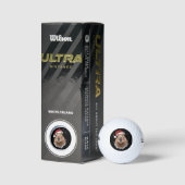 Capybara Grappig Kerstmis Golfballen (Verpakking)