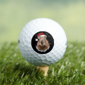Capybara Grappig Kerstmis Golfballen (Insitu Shirt)
