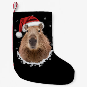 Capybara Grappig Kerstmis  Kleine Kerstsok