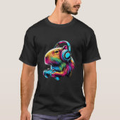 Capybara Grappige videogames Capybara Videogames L T-shirt (Voorkant)
