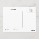 Capybara - Groot Knaagdier Briefkaart (Achterkant)