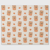 Capybara Halloween Cadeaupapier (Vlak)