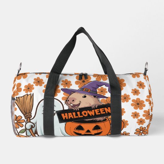 Capybara Halloween Duffle Sac (Verso)