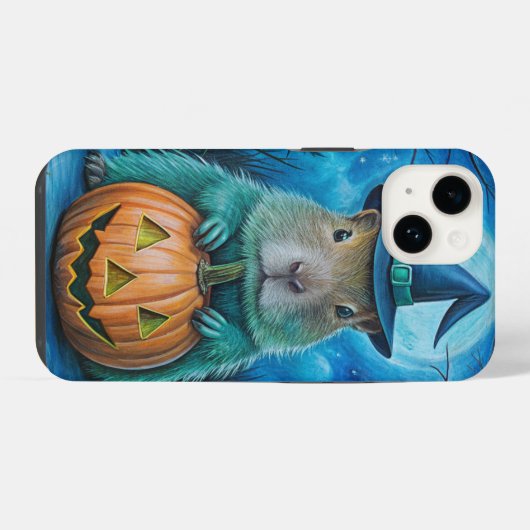 Capybara Halloween Telefoon Hoesje iPhone Hoesje (Achterkant horizontaal)