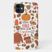 Capybara Herfst Hoestelcase Case-Mate iPhone Case (Achterkant)