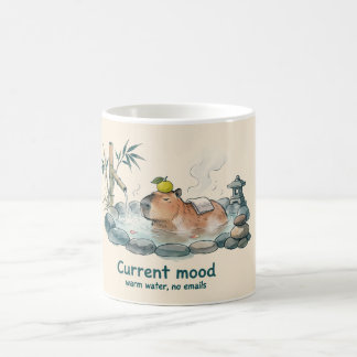 Capybara Hete Bron Waterverf Stijl Mok