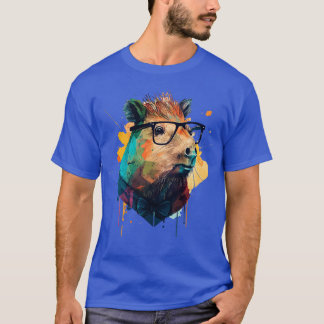 Capybara Hipster 2 T-shirt