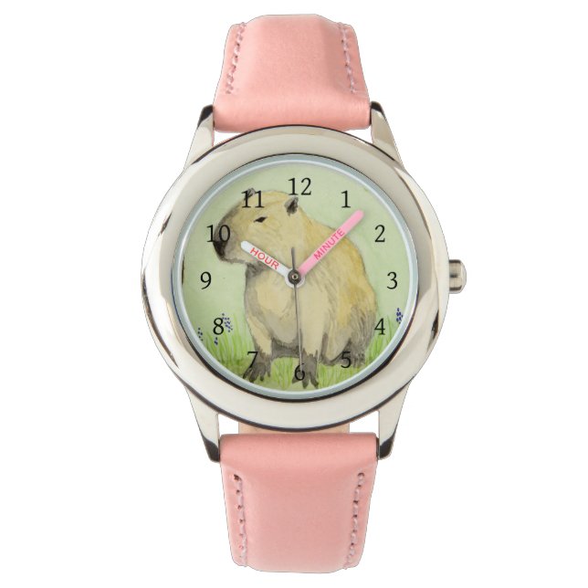 Capybara Horloge (Voorkant)