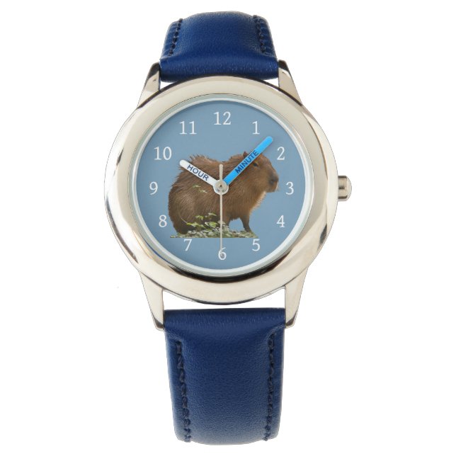 Capybara Horloge (Voorkant)