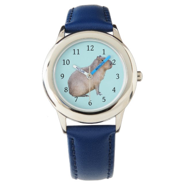 Capybara Horloge (Voorkant)