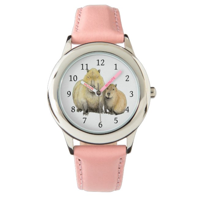 Capybara Horloge (Voorkant)