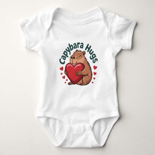 Capybara Hugs Romper (Voorkant)