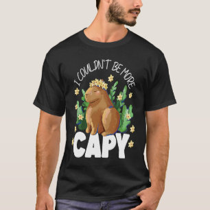 Capybara ik kon niet meer capy zijn t-shirt