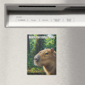 Capybara in Manu National Park Peru Magneet (Insitu (Vaatwasser))