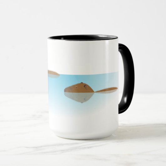 Capybara & Initiales Mug (Devant droit)