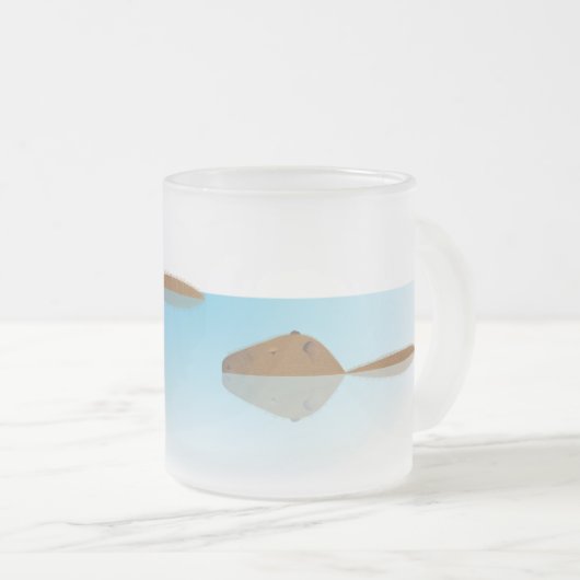 Capybara & Initiales Mug givrée (Devant droit)