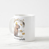 Capybara Inner Peace Mug - Funny Office Coffee Cup (Devant gauche)