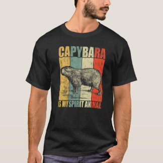 Capybara is mijn gedistilleerde dierlijk capybara t-shirt