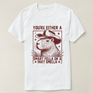 Capybara Je bent een slimme kerel - Bart Smella T-shirt