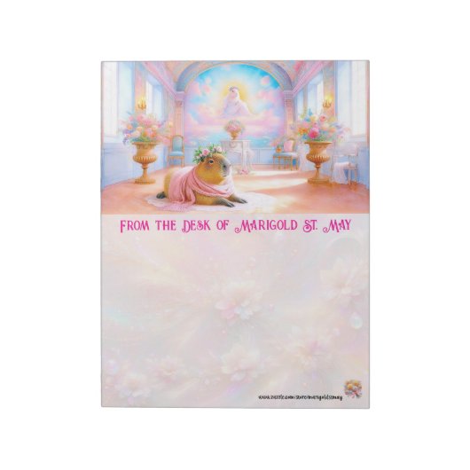 Capybara Jesus Notepad Notitieblok (Gedraaid)