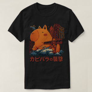 Capybara Kaiju-aanval – Reuzen Knaagdier Rampage T-shirt