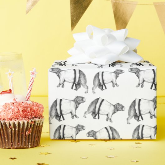 Capybara Karate Cadeaupapier (Verjaardagsfeest)