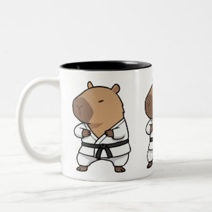 Capybara Karate Mok Grappige Martial Arts Koffie
