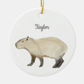Capybara Keramisch Ornament (Voorkant)