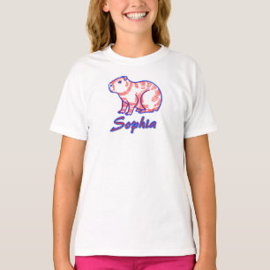 Capybara Kids T-Shirt – Mooie Kleurrijke Dieren