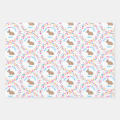 Capybara Kids Verjaardag Kleurrijk Gepersonaliseer Inpakpapier Vel (Voorkant 2)