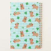 Capybara Klaver Blauw Planner (Achterkant)