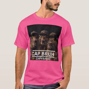 Capybara Knaagdier Retro 90's RB Hip Hop Rap Band T-shirt