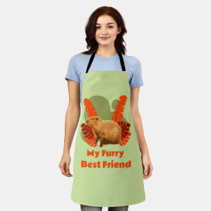 Capybara Knuffel Beste Vriend Tropisch Dier Schort