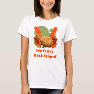 Capybara Knuffel Beste Vriend Tropisch Dier T-shirt