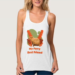 Capybara Knuffel Beste Vriend Tropisch Dier Tanktop