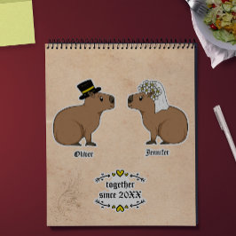Capybara koppels sticker