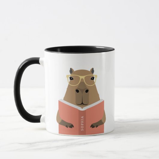 Capybara leesmokkoppen mok (Links)