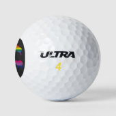 Capybara LGBTQ Rainbow Water Pig Transgender Pride Golfballen (Logo)