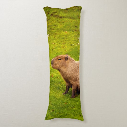 Capybara Lichaamskussen (Voorkant Verticaal)