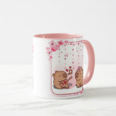 Capybara Love Coffee Mug (Devant droit)