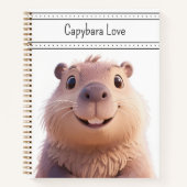 Capybara Love Notitieboek (Voorkant)