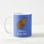 Capybara Lover Café Mug (Gauche)