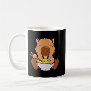 Capybara Lover Japans Capybara Eten Ramen Nood Koffiemok