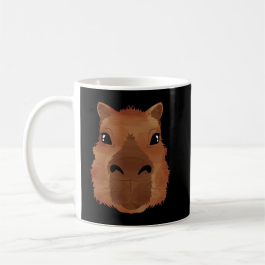 Capybara Lover Respecteer de Capybara Grappig knaa Koffiemok (Links)