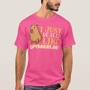 Capybara Lover Schattige Capybaras Knaagdier Capyb T-shirt