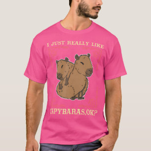 Capybara Lover Schattige Capybaras Knaagdier Capyb T-shirt