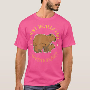 Capybara Lover Schattige Capybaras Knaagdier Capyb T-shirt