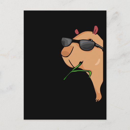 Capybara Lover Women Capybara Gift Mannen Capybara Briefkaart (Voorkant)