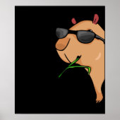 Capybara Lover Women Capybara Gift Mannen Capybara Poster (Voorkant)