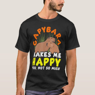 Capybara Maakt Me Gelukkig Je Niet Zo Veel Capybar T-shirt